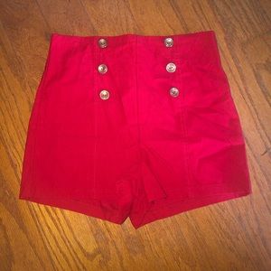 Charlotte Russe red shorts